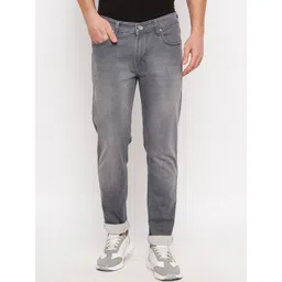 Duke Men Slim Fit Mid-Rise Clean Look Heavy Fade Cotton Stretchable Stretchable Jeans-picture-34