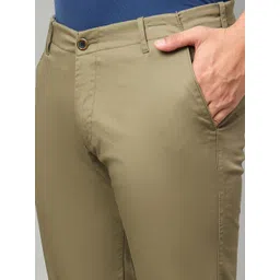 Duke Men Slim Fit Mid-Rise Cotton Chinos Trouser image 4