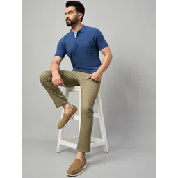 Duke Men Slim Fit Mid-Rise Cotton Chinos Trouser image 5