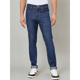 duke Men Slim Mid Rise Blue Jeans-picture-13