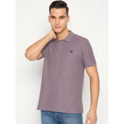 Duke Men Solid Polo Collar Cotton Slim Fit T-shirt-picture-17