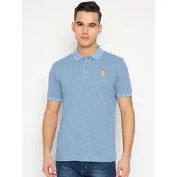 Duke Men Solid Polo Collar Cotton Slim Fit T-shirt-picture-19