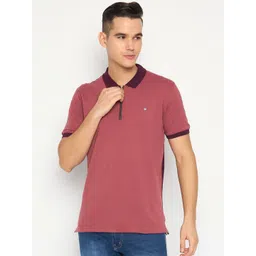 Duke Men Solid Polo Collar Cotton Slim Fit T-shirt-picture-23