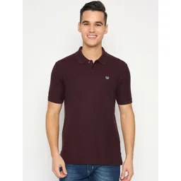 Duke Men Solid Polo Collar Cotton Slim Fit T-shirt-picture-20