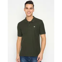 Duke Men Solid Polo Collar Cotton Slim Fit T-shirt-picture-18