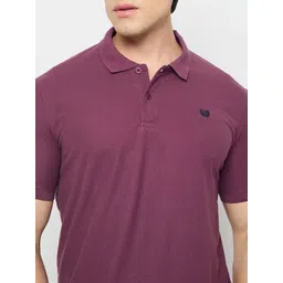 Duke Men Solid Polo Collar Cotton Slim Fit T-shirt image 5