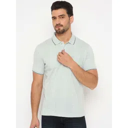 Duke Men Solid Polo Collar Cotton T-shirt-picture-37