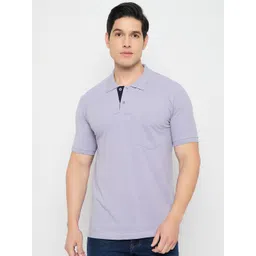 Duke Men Solid Polo Collar Cotton T-shirt-picture-36