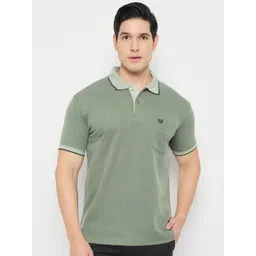 Duke Men Solid Polo Collar Cotton T-shirt-picture-22