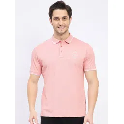 Duke Men Solid Polo Collar Slim Fit T-shirt-picture-42