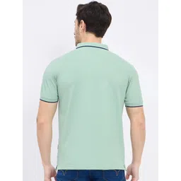 Duke Men Solid Polo Collar Slim Fit T-shirt image 5