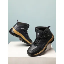 Duke Men Textured High-Top Trekking Shoes-picture-25