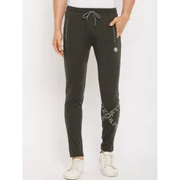 Duke Men Typography Printed Mid Rise Cotton Slim Fit Track Pant-picture-19