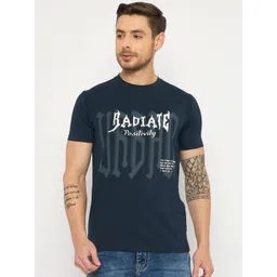 Duke Men Typography Printed Pockets Cotton Slim Fit T-shirt-picture-23