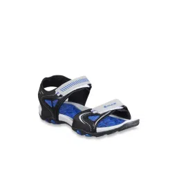 Duke Men's Black & Light Grey Floater Sandals-picture-25