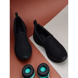 Duke Men's Black Walking Shoes-picture-23