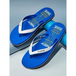 Duke Men's White Flip Flops-picture-12