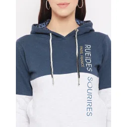 Duke Navy & White Hooded Sweatshirt image 5