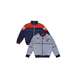 Duke Navy & White Regular Fit Jacket(pack Of 2)-picture-12