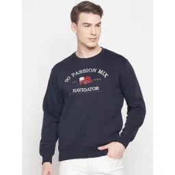 Duke Navy Mix Regular Fit Printed Sweatshirt-picture-37