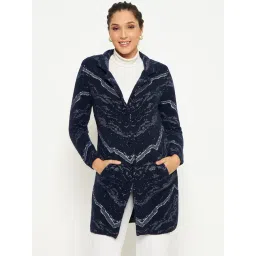 Duke Navy Printed Cardigan-picture-21