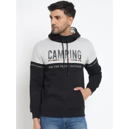 Duke Navy Regular Fit Printed Hooded Sweatshirt-picture-35