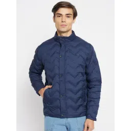 Duke Navy Regular Fit Quilted Quilted Jacket-picture-29