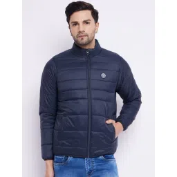 Duke Navy Slim Fit Quilted Jacket-picture-23