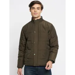 Duke Olive Regular Fit Jacket image 1
