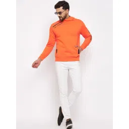 Duke Orange Regular Fit Hooded Sweatshirt image 5