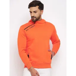 Duke Orange Regular Fit Hooded Sweatshirt image 1