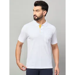 Duke Polo Collar Regular Fit Cotton T-shirt-picture-22