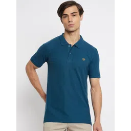Duke Polo Collar Slim Fit Cotton T-shirt-picture-31