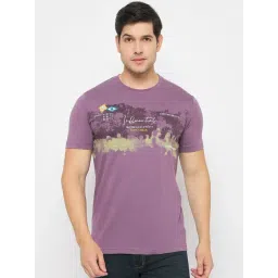 Duke Purple Slim Fit Printed T-Shirt-picture-15