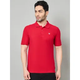 Duke Red Slim Fit Polo T-Shirt-picture-28