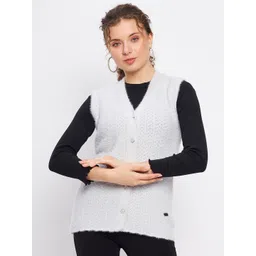 Duke Self Design Cable Knit Acrylic Cardigan-picture-29