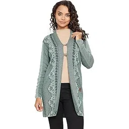 duke Stardust Women Full Sleeve V Neck Cardigan-picture-41