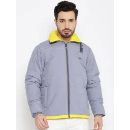 Duke Stone Grey Regular Fit Quilted Jacket-picture-16