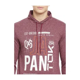 Duke Wine Cowl Neck Sweatshirt image 4