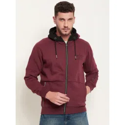 Duke Wine Full Sleeves Hooded Sweatshirt-picture-22