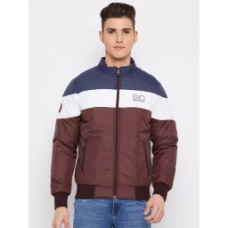 Duke Wine Full Sleeves Mock Collar Jacket-picture-10