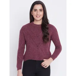 Duke Wine Self Design Sweater-picture-25