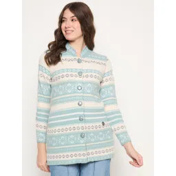 Duke Women Ethnic Motifs Long Sleeves Cardigan-picture-35