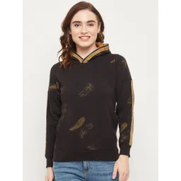 Duke Women Printed Hooded Cotton Sweatshirt-picture-42