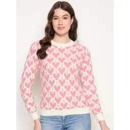 Duke Women Self Design Pullover Self Design-picture-20