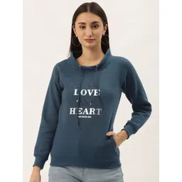 Duke Women Teal Printed Sweatshirt-picture-18