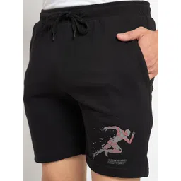 duke Solid Men Black Regular Shorts image 5