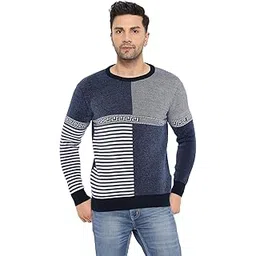 Stardust Men Full Sleeve Round Neck Pullover-image-3