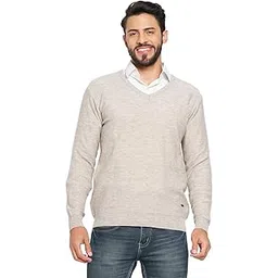 Stardust Men Full Sleeve V Neck Sweater-image-4