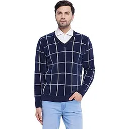 duke Stardust Men Full Sleeve V Neck Sweater image 1